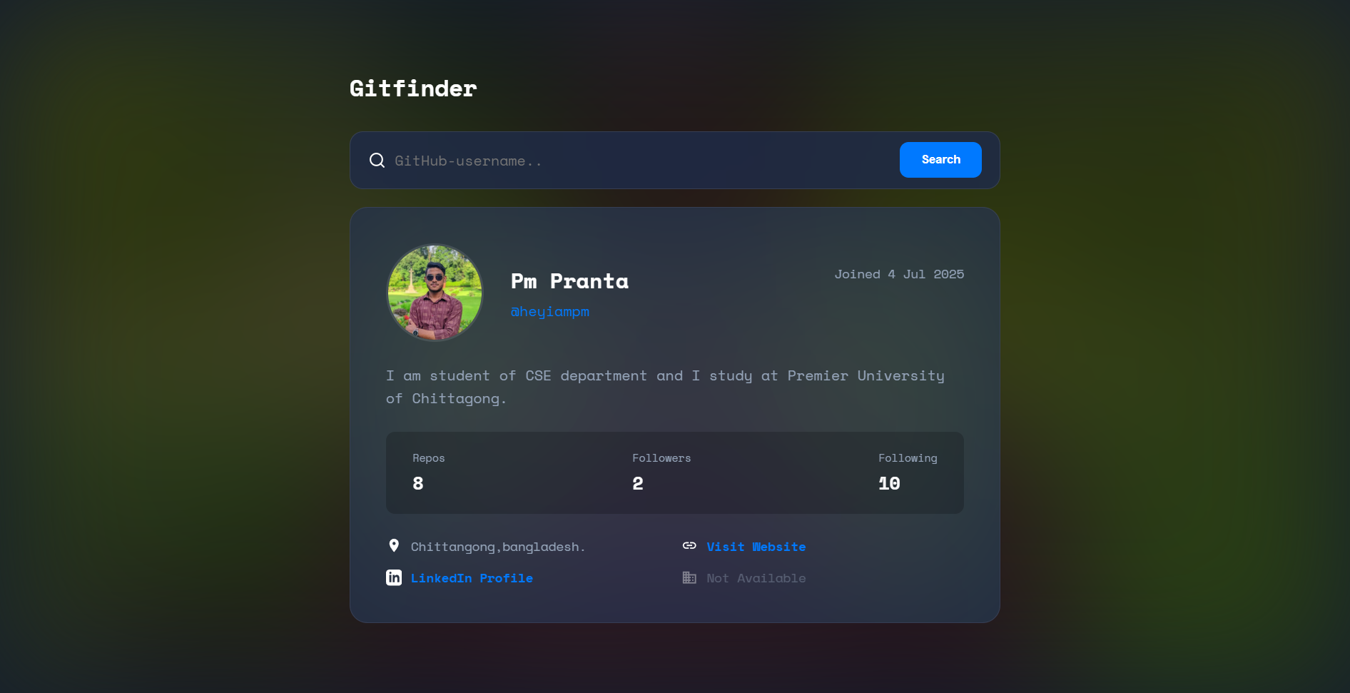 GitHub UI 1